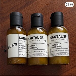 Le Labo Santal 33 Shampoo - 3 pieces *40ml